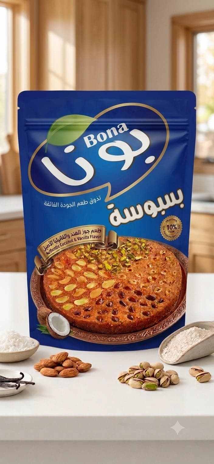 بسبوسه اكياس ـ سميد